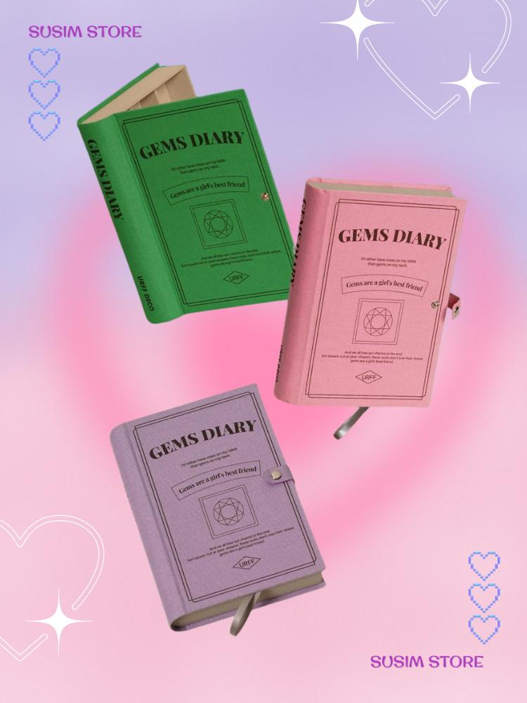 수심 Vintage Diary Case 빈티지 다이어리 보석함 케이스 보관함 악세사리 북