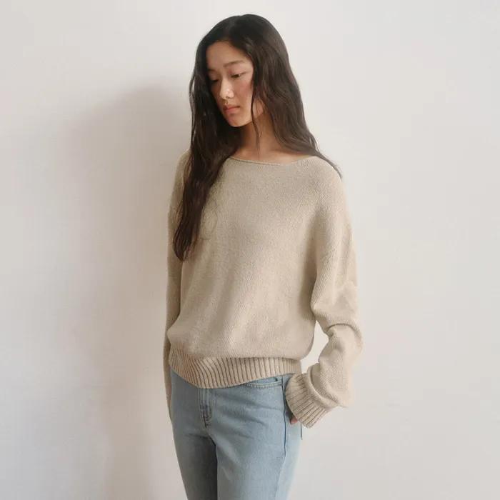 Ground knit_Natural Beige
