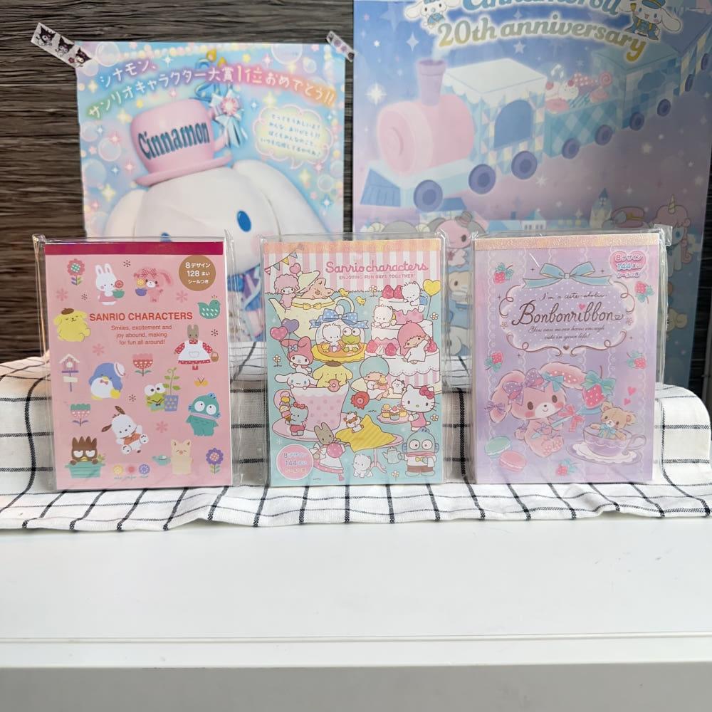 [정품] 산리오 떡메모지 8종 쿠로미 시나모롤 헬로키티 마이멜로디