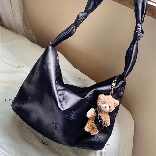 🥇한복 원단으로 만든 보부상 가방✔️🐻곰돌이키링👍