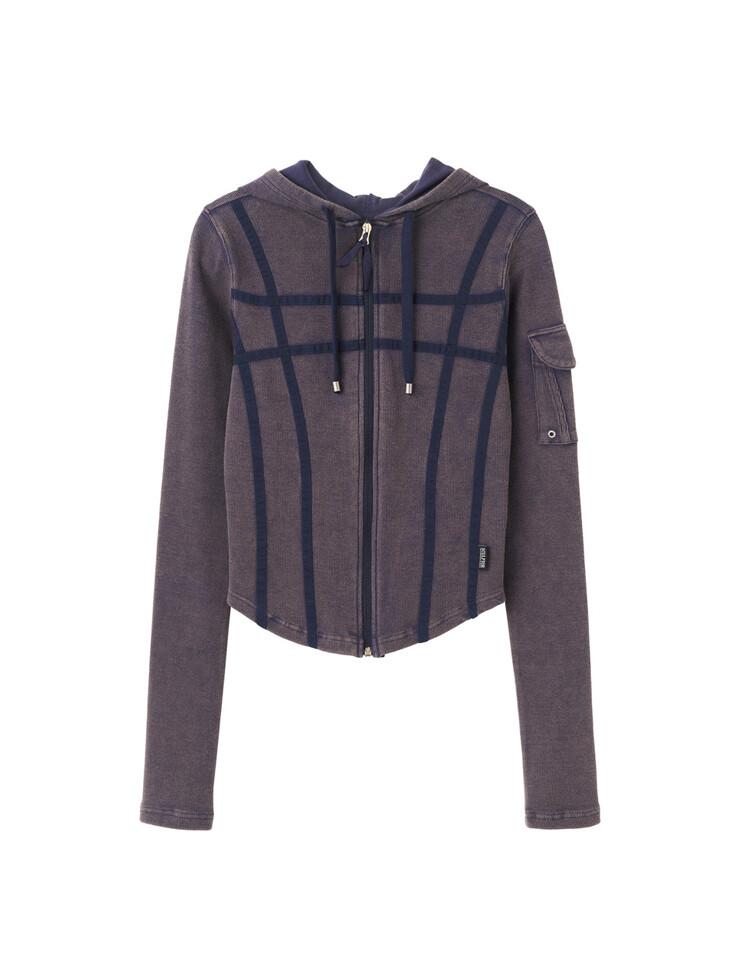 Washed Bondage Hoodie Washed Navy