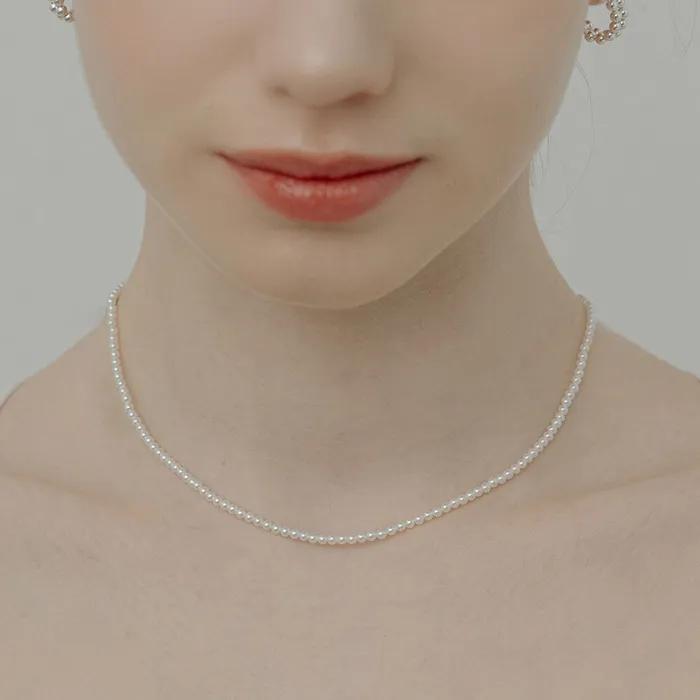 WE014 Mini pearl necklace