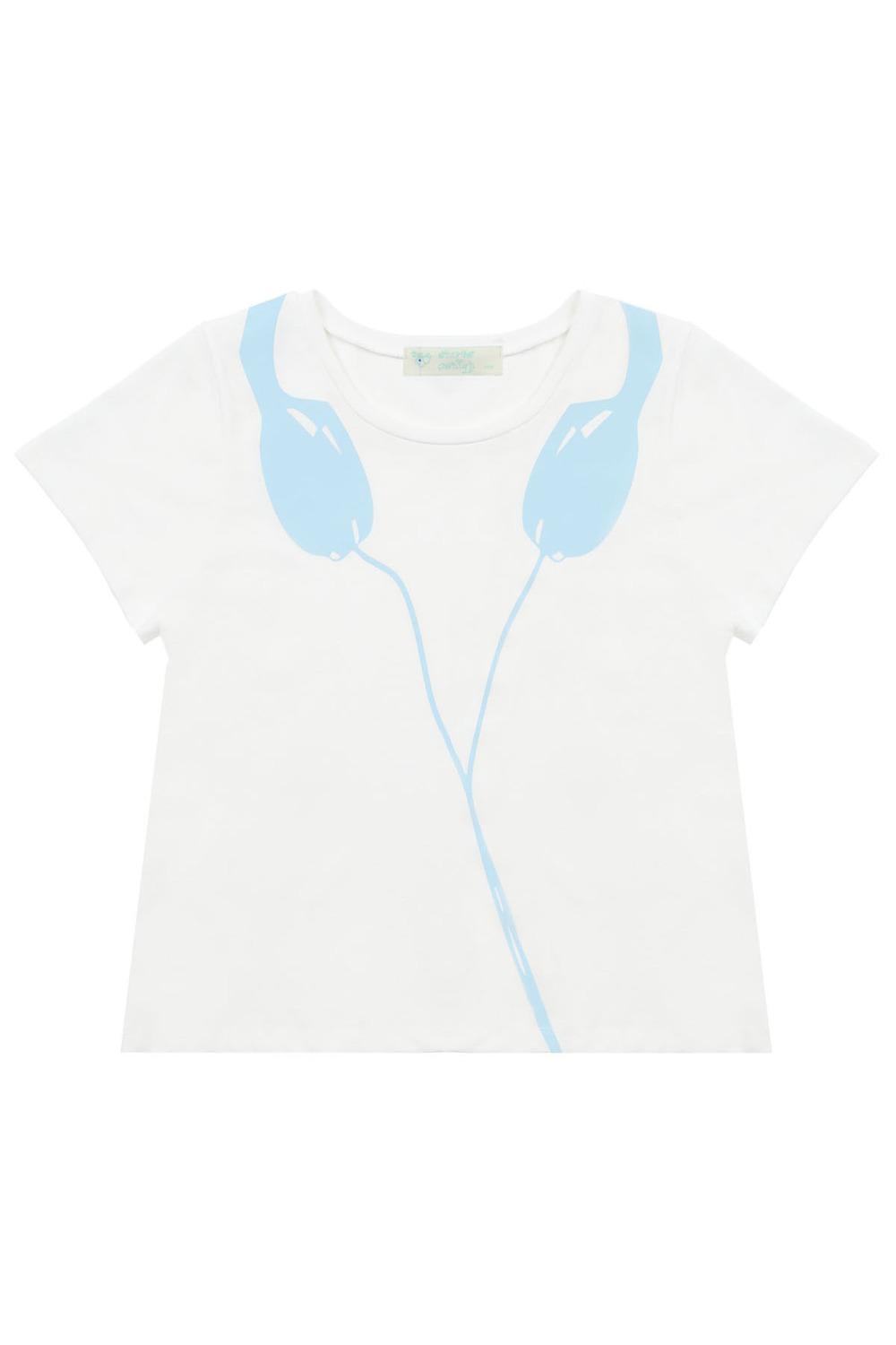 Headset Tee White