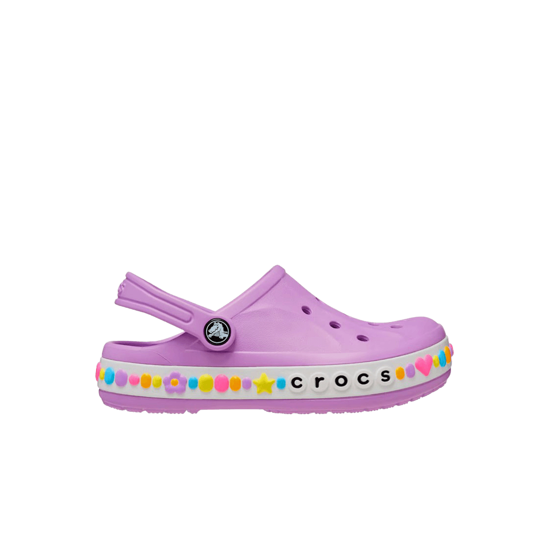 (Kids) Crocs Bayaband Charm Band Clog Orchid