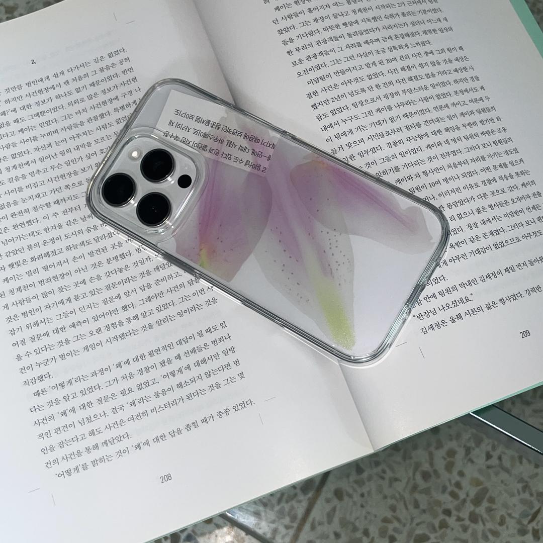 압화 반투명 젤하드 케이스(글귀 제공)
