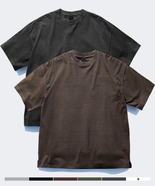 퍼스텝(PERSTEP)  [2PACK] 페인트쿨링 피그먼트 반팔 SMST4431 - 사이즈 & 후기 | 무신사