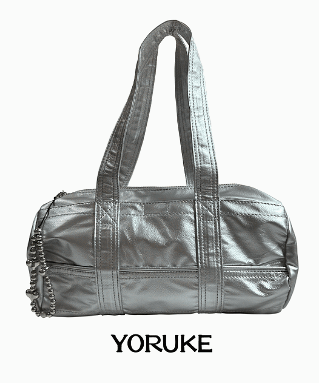 요루케 실버백 원통가방 보스턴백 3colors 보부상백 숄더백