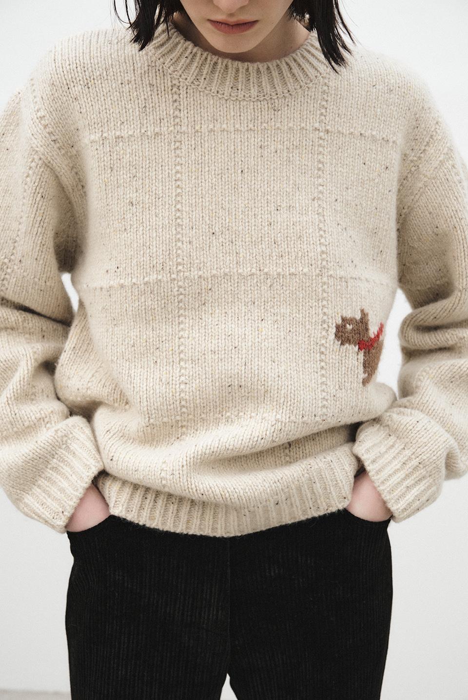 buddy wool knit - beige