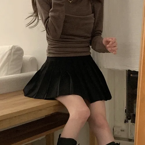 오아 레이어드 티셔츠 (3color)