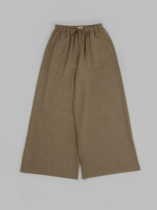Comfort banding pants - Wood beige