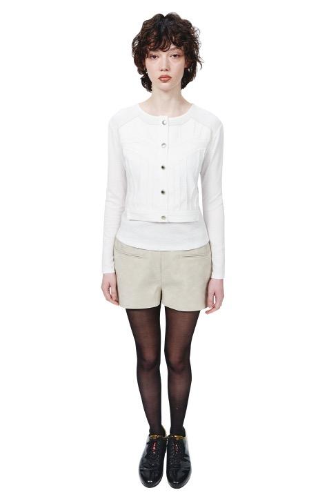 Billow Ribbed Hybrid Tee