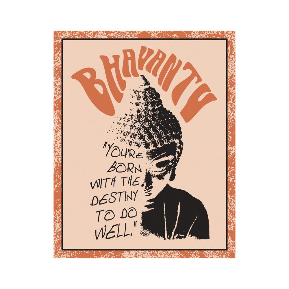 바반투 자체제작 붓다 그림 포스터 20x25cm