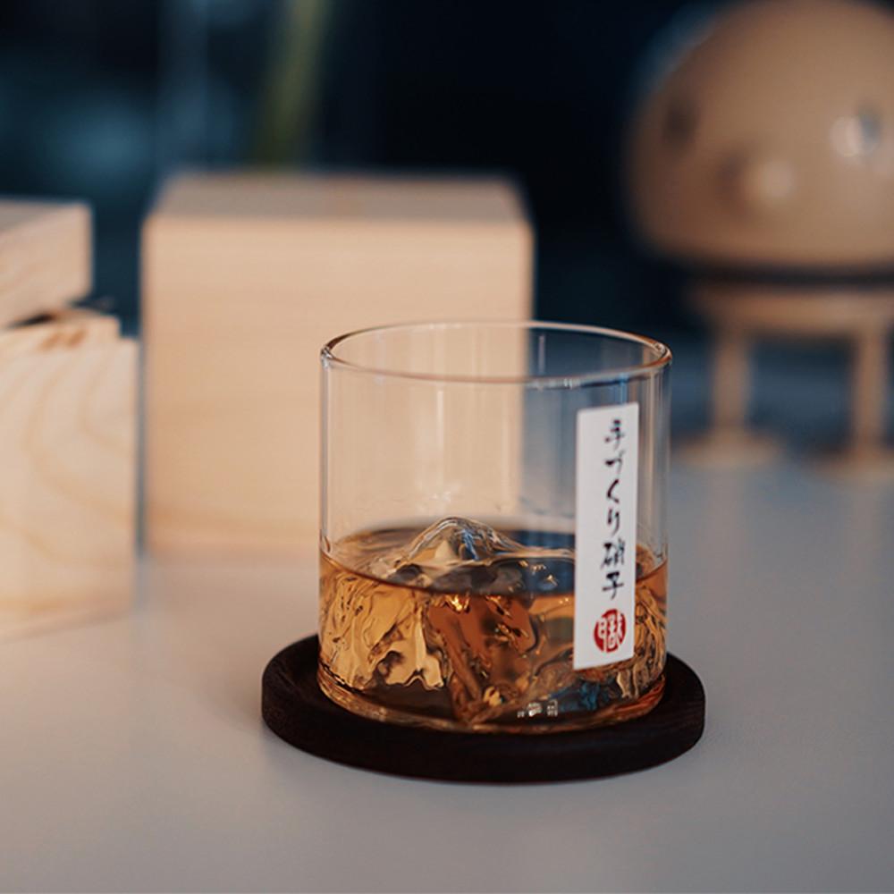 [테이스티드] 마운틴 글라스 위스키잔 언더락 유리잔 양주잔 200ml