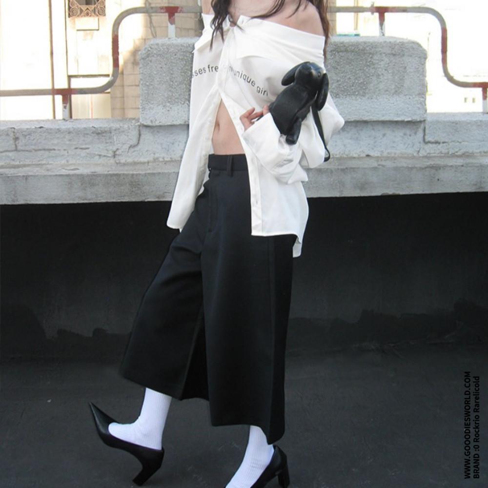 Rockrio Rarelicold 바지 카고 탈착식 카고 슬랙스 투웨이 팬츠 (네이비)