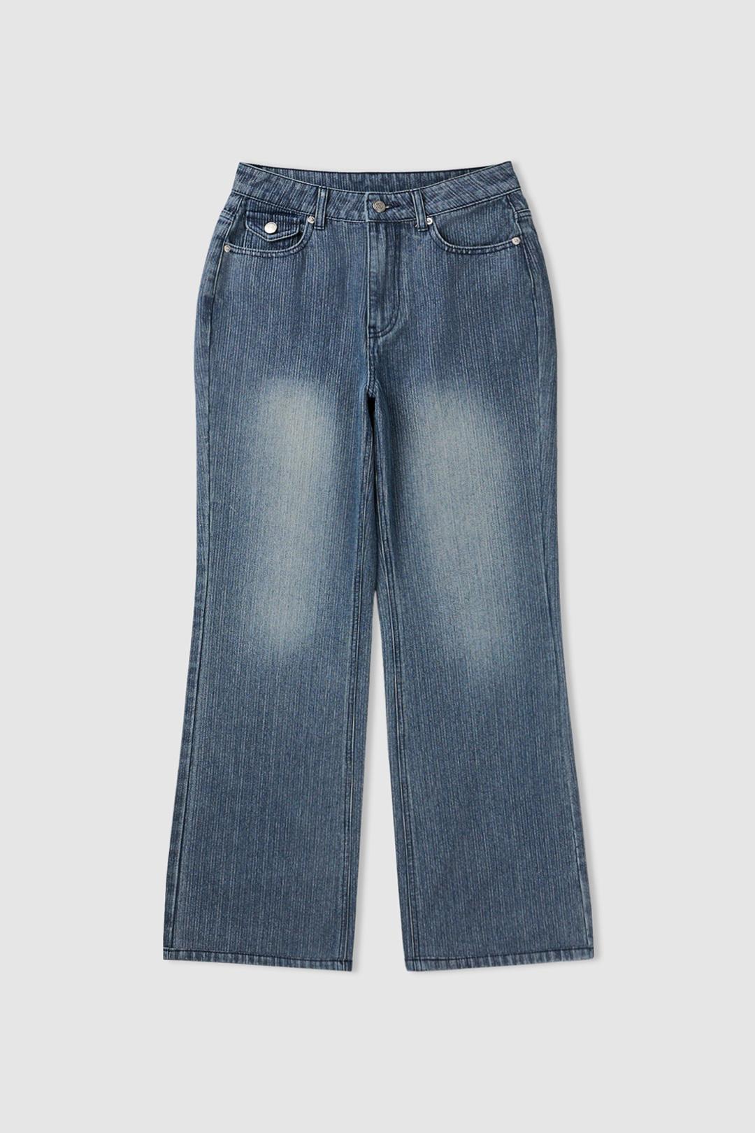 Nob Bootcut Denim Pants (Blue)
