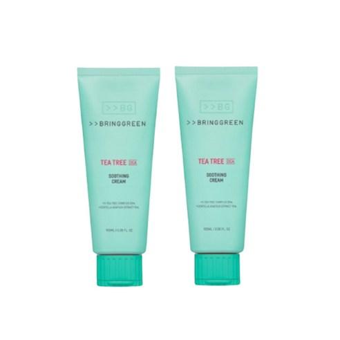 브링그린 티트리 시카 수딩 크림 플러스 100ml 2개, 1ml, 1개 - 로션 | 쿠팡