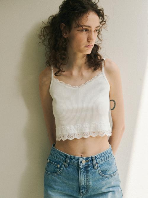 CROP SLVLESS KNIT TOP_WHITE