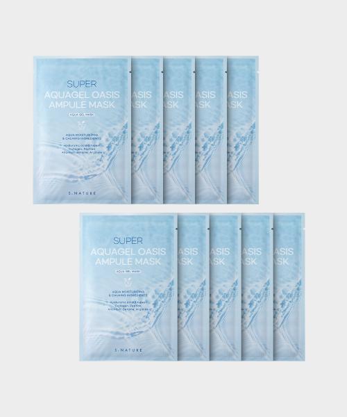 수퍼 아쿠아겔 오아시스 앰플 마스크 10매