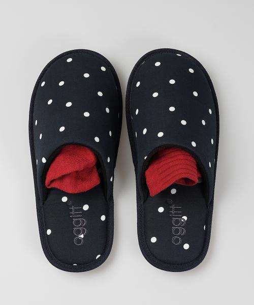 (uni)머쉬 룸 슬리퍼 킨 도트