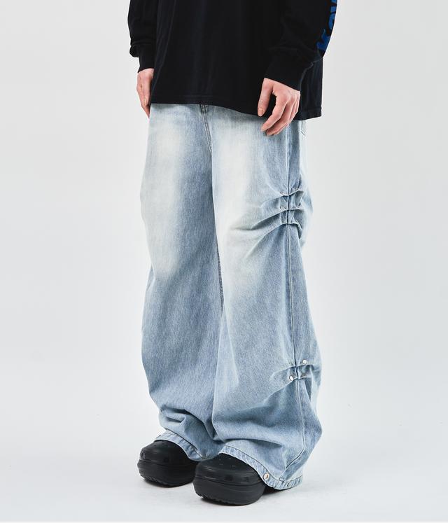 Tei Rivet Wide Denim_Light Blue