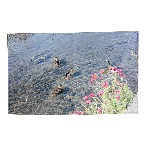 London countryside, landscape rug