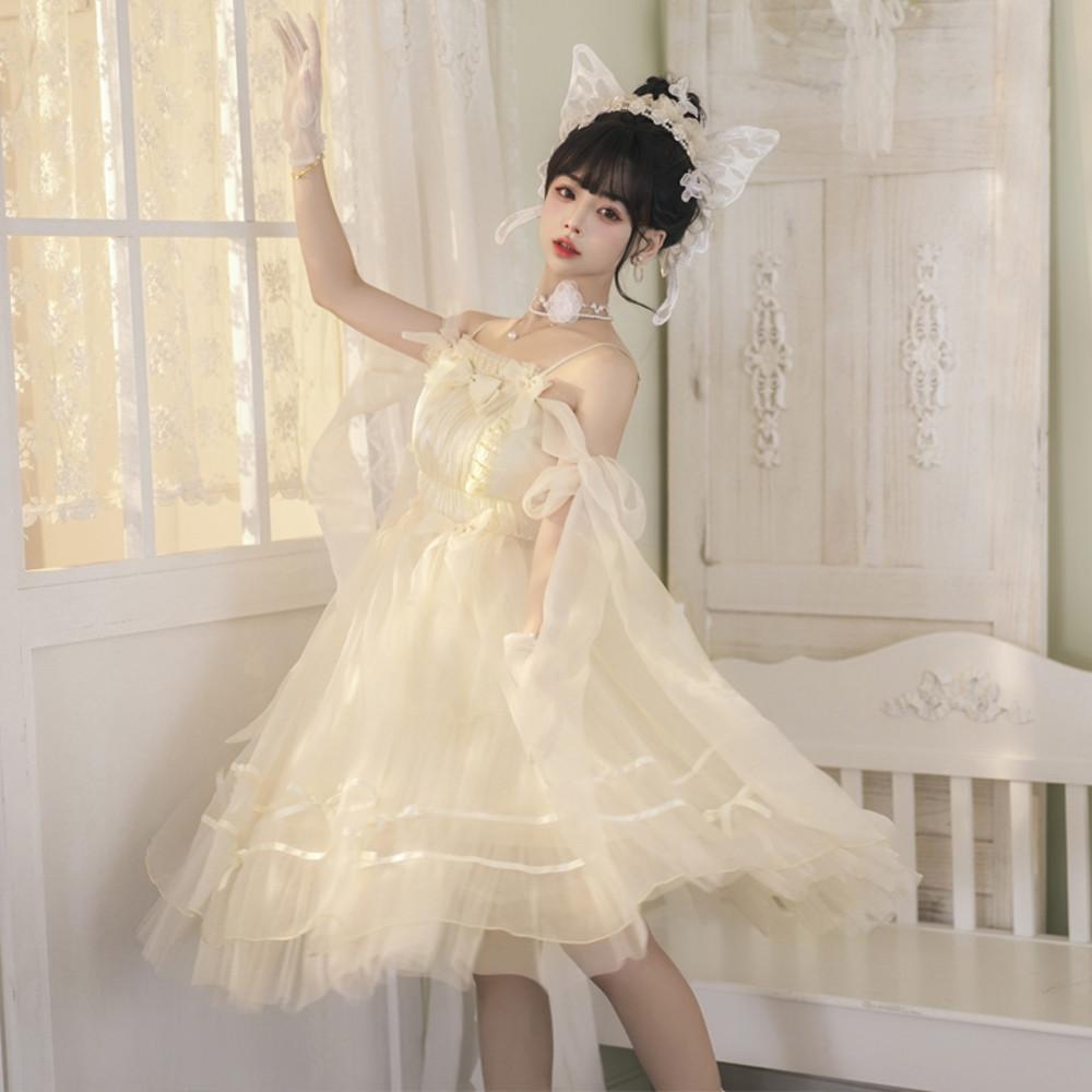 소녀 귀여운 원피스 일상룩 청순 공주 드레스 기모노 코스프레 lolita 로즈공주