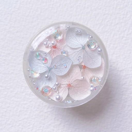 💐4color 수국 생화 돔형 아이폰 갤럭시 그립톡