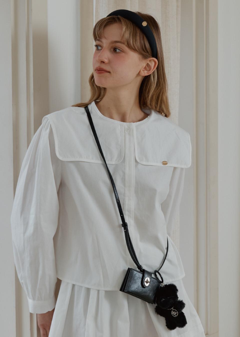 ANC BUCKLE ACCORDION BAG_BLACK