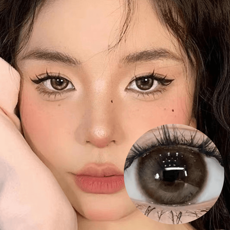 Lead Brown Contact Lenses(12 months wear)