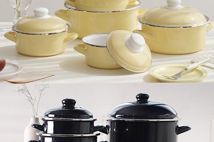 법랑냄비 명가! 독일 ELO 법랑 IH 냄비 5종세트 (인덕션겸용)