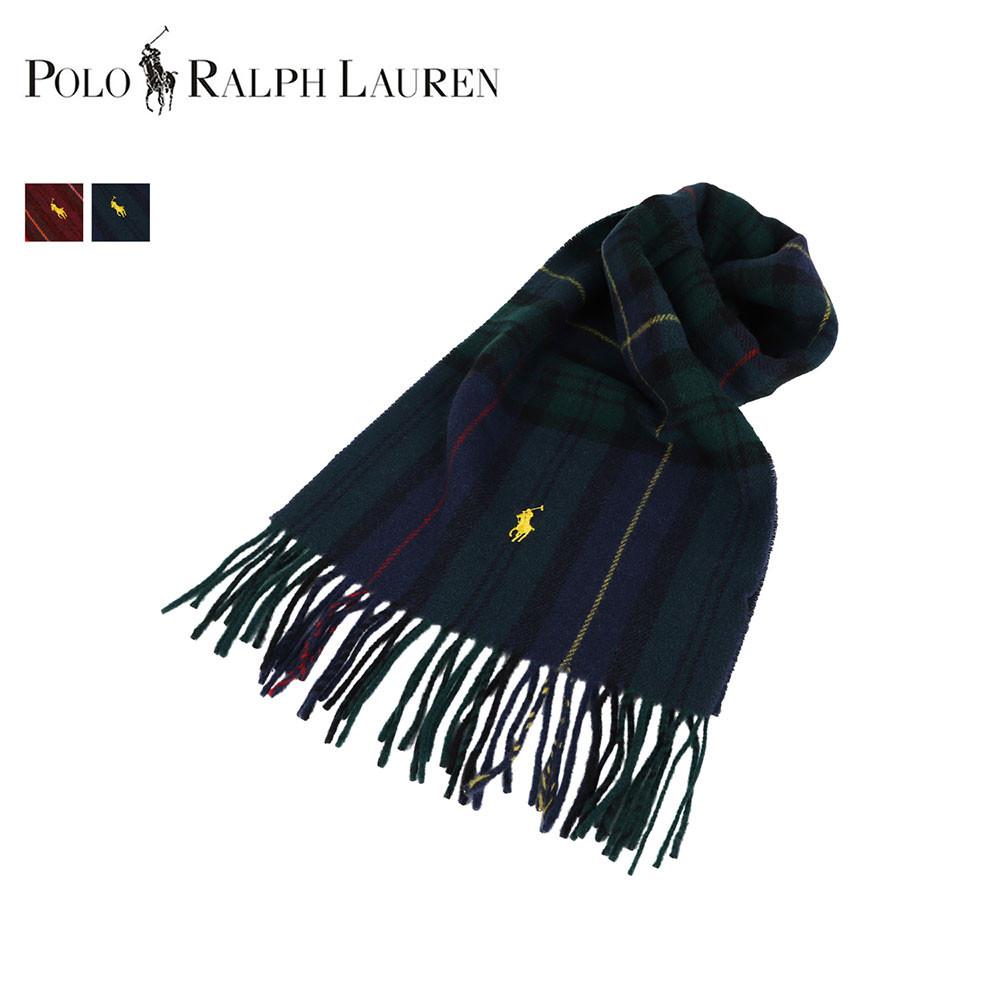 랄프로렌 RALPH LAUREN 폴로 체크 클래식 머플러 목도리 일본 직구