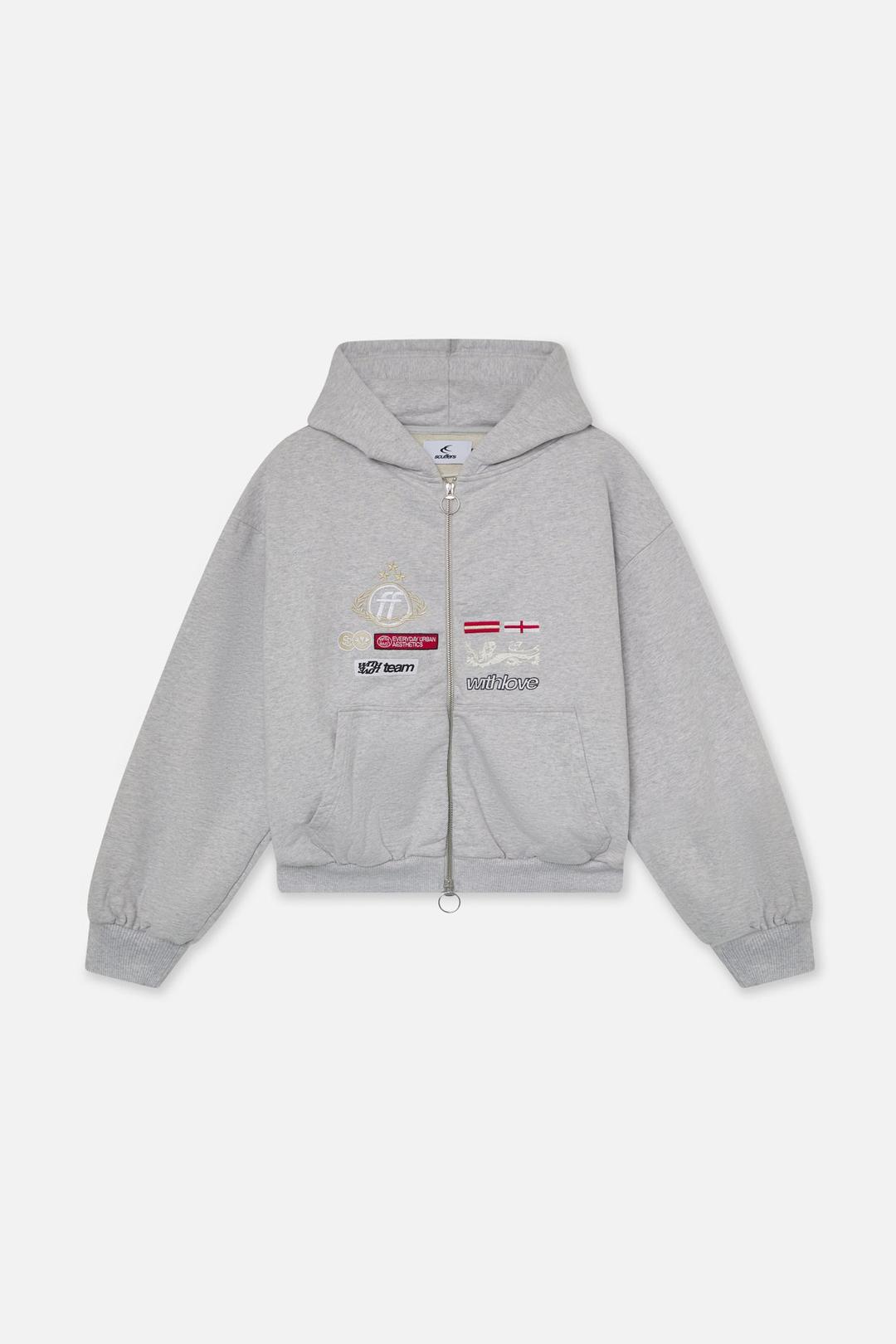Mayor Light Grey Zipper