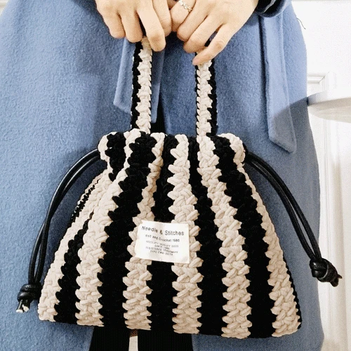 셔닐벨벳 라인백