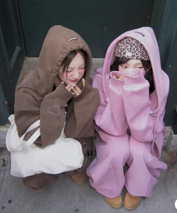 이브오브 [FW신상] 하트양기모 조거팬츠