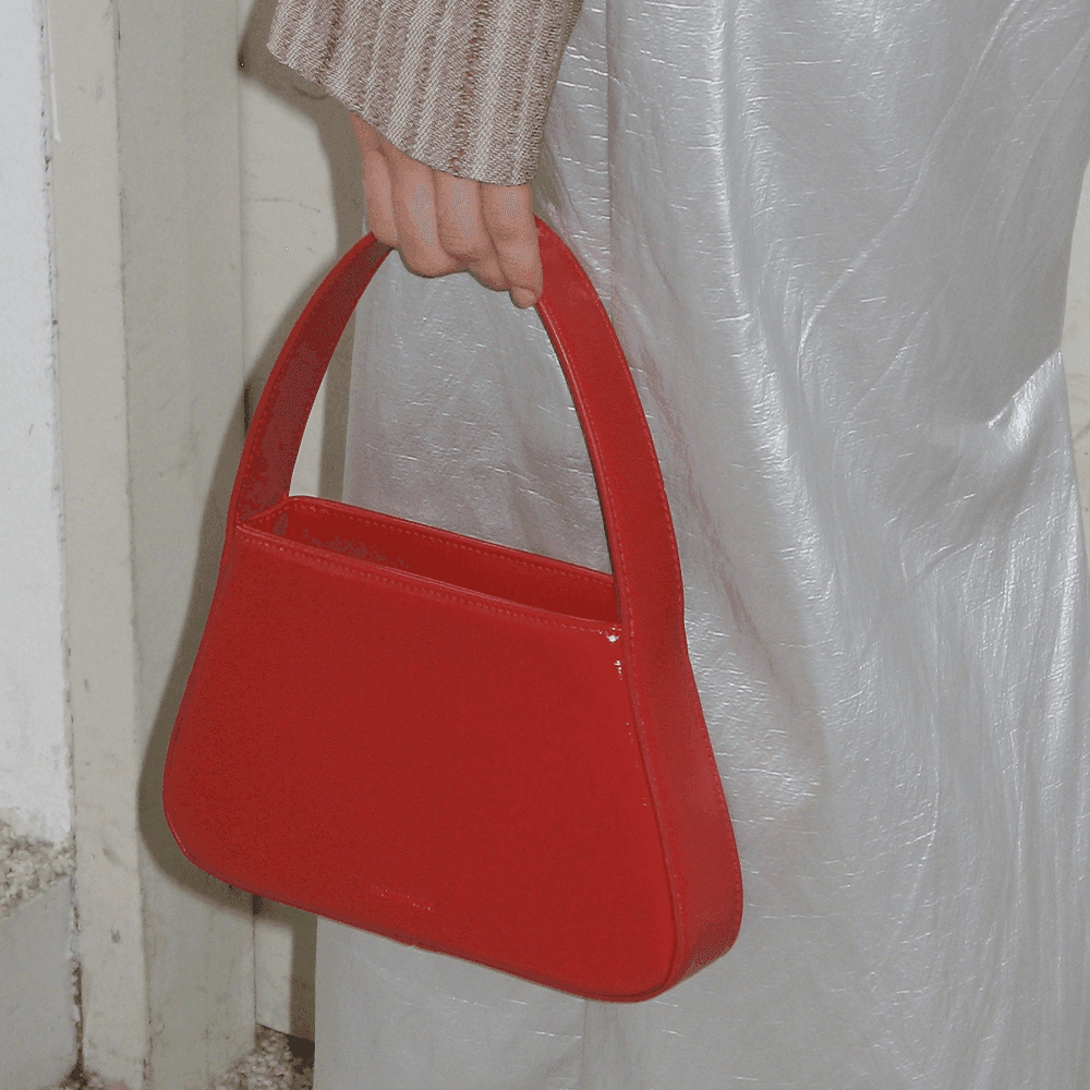 [6차 리오더] Soft triangle bag Red