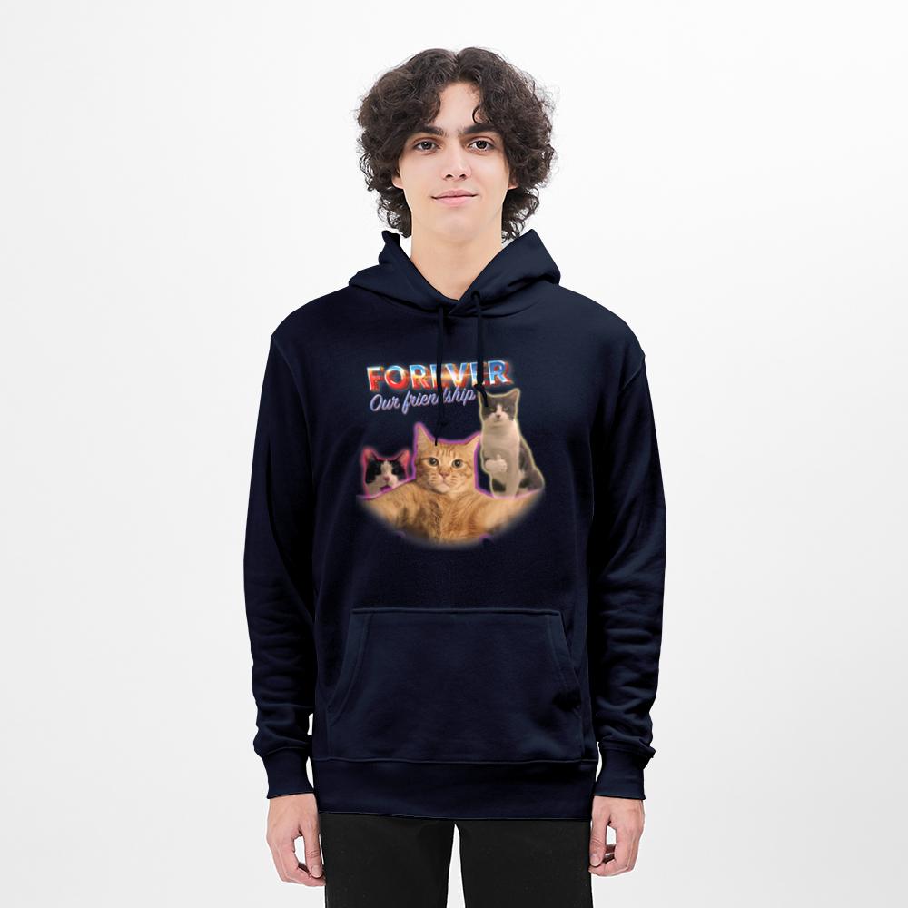 우리 우정 영원히 베이직 후드티 - 남여공용