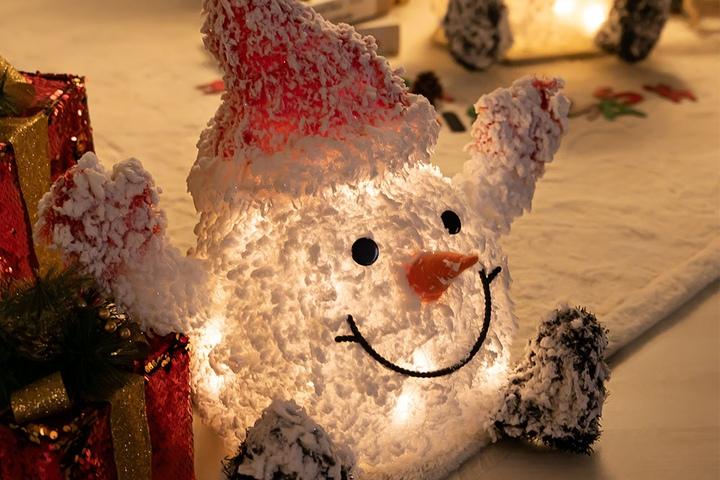 LED 베이비쉐이크눈사람 50x30x40cm 크리스마스 대형장식