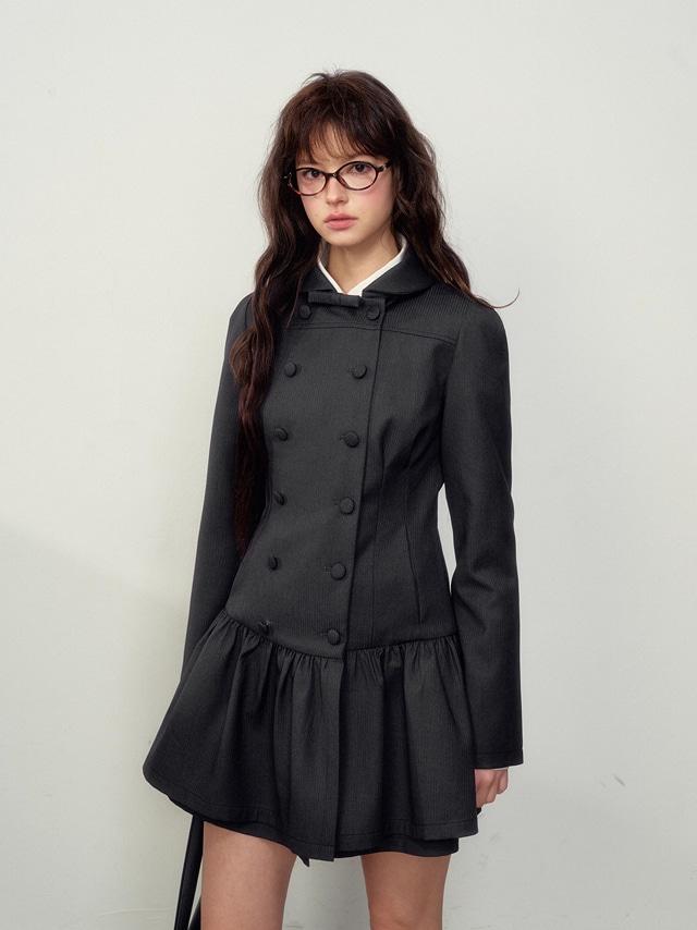 SunsetPark Double-Breasted Shirt Dress