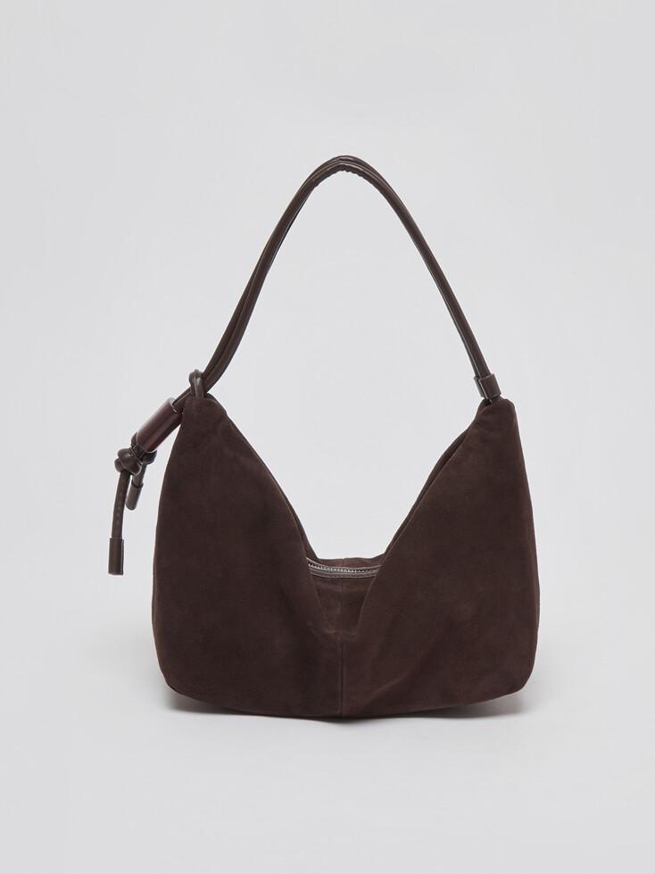 Ridge shoulder bag(Suede brown)