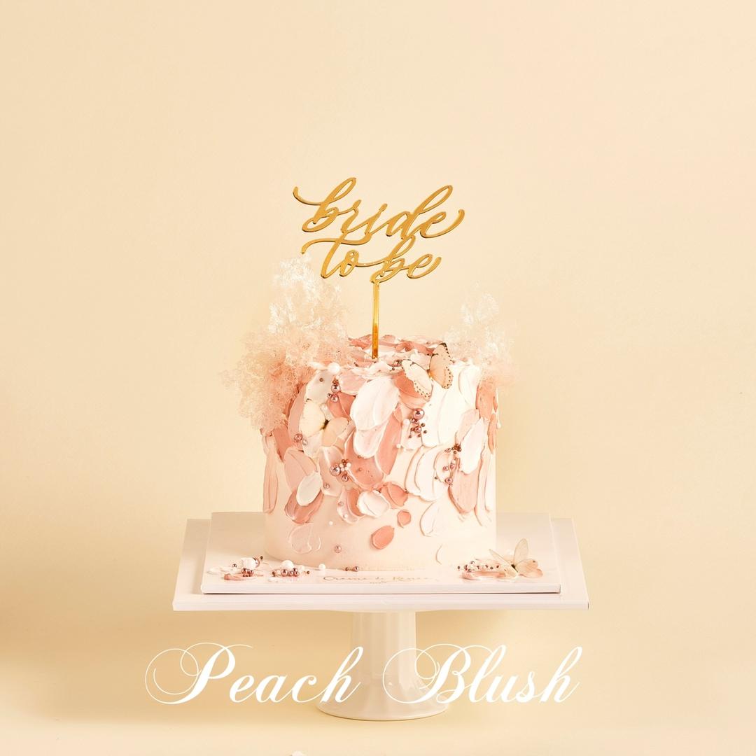 Peach Blush 피치 블러쉬 (토퍼별도) (3일전 예약) *미니사이즈*
