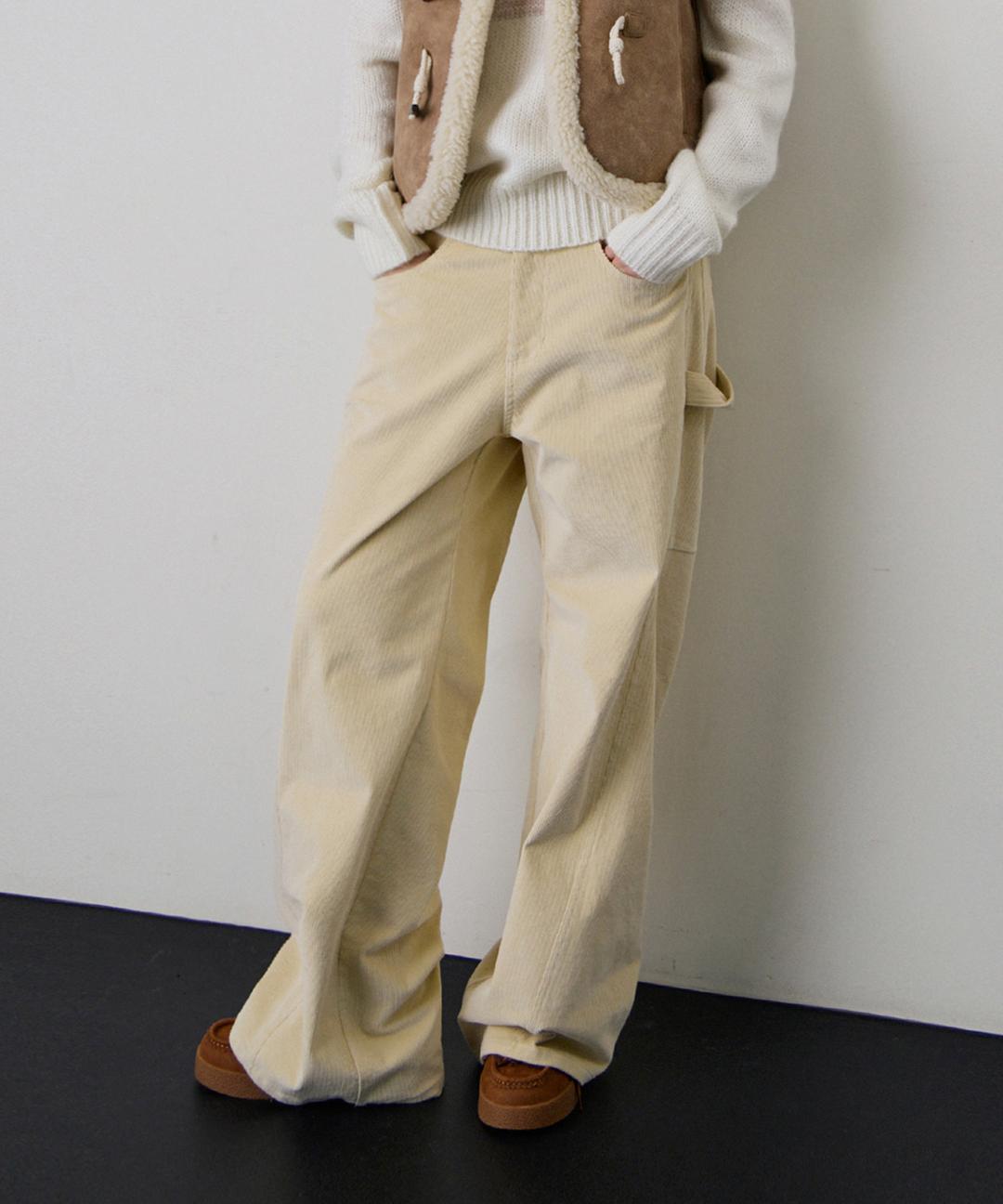 하네 [FW 기모버전]커브드 킹크 코듀로이 팬츠 3Color