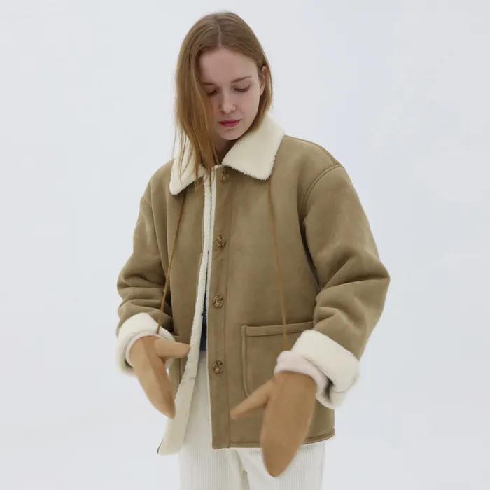 Fake Suede Half Mustang_Beige