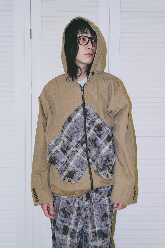 FADED LOVE HOODIE ZIP-UP (BEIGE)