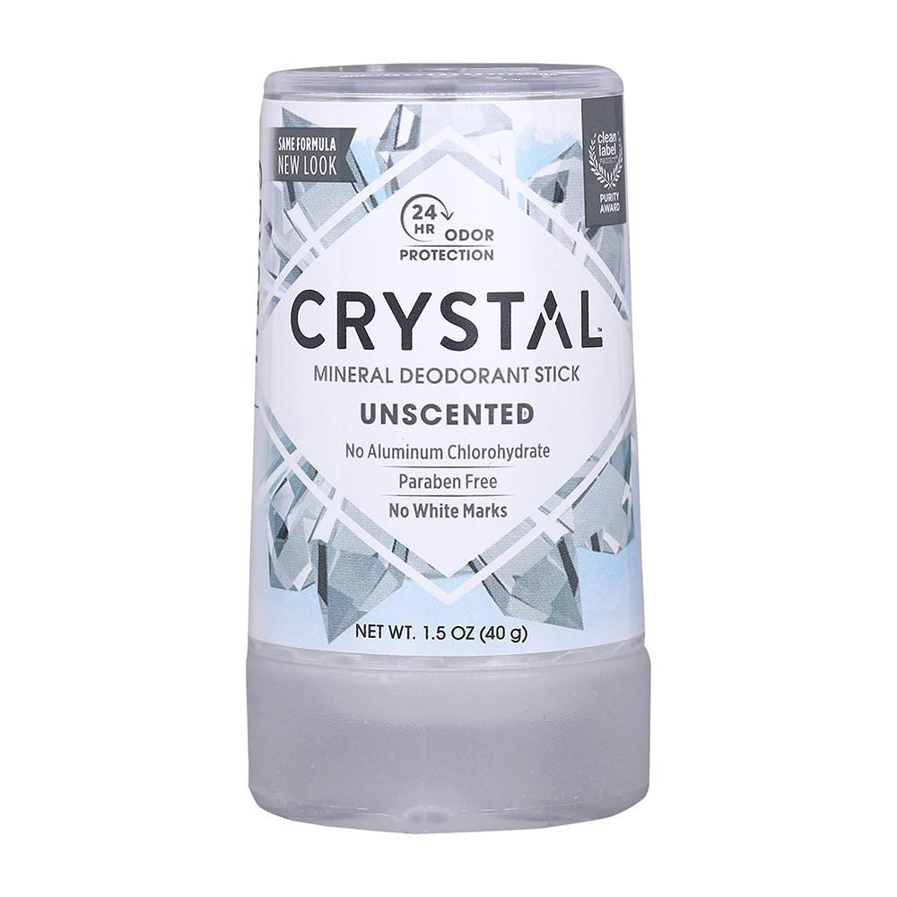 크리스탈 바디 데오드란트 스틱 미니 사이즈 40g 휴대용 데오도란트 무향