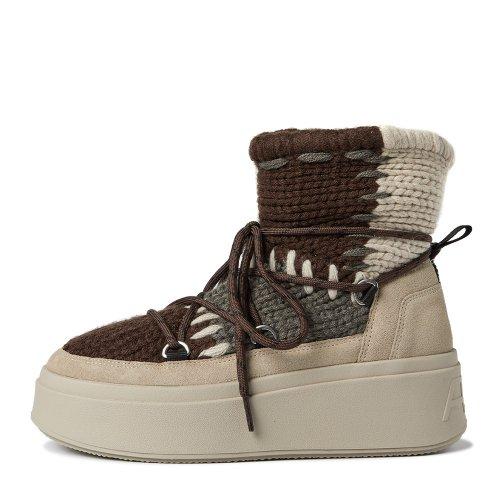 MOVE 무브 니트 패딩 부츠 AD4D01022