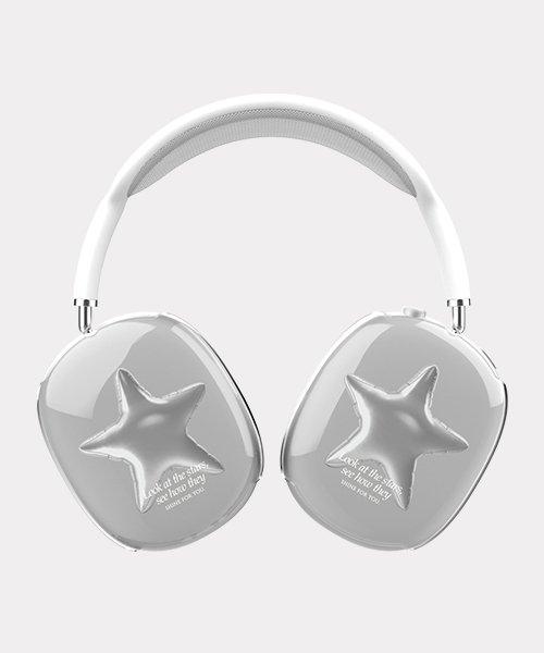 balloon shinning star 디자인 [clear 에어팟맥스케이스]