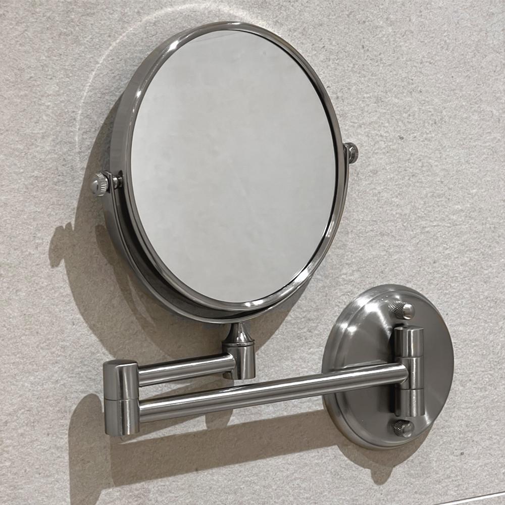 붙이는 면도거울 무타공 면도경 욕실 샤워실 목욕탕 샤워부스 원형 면도 거울