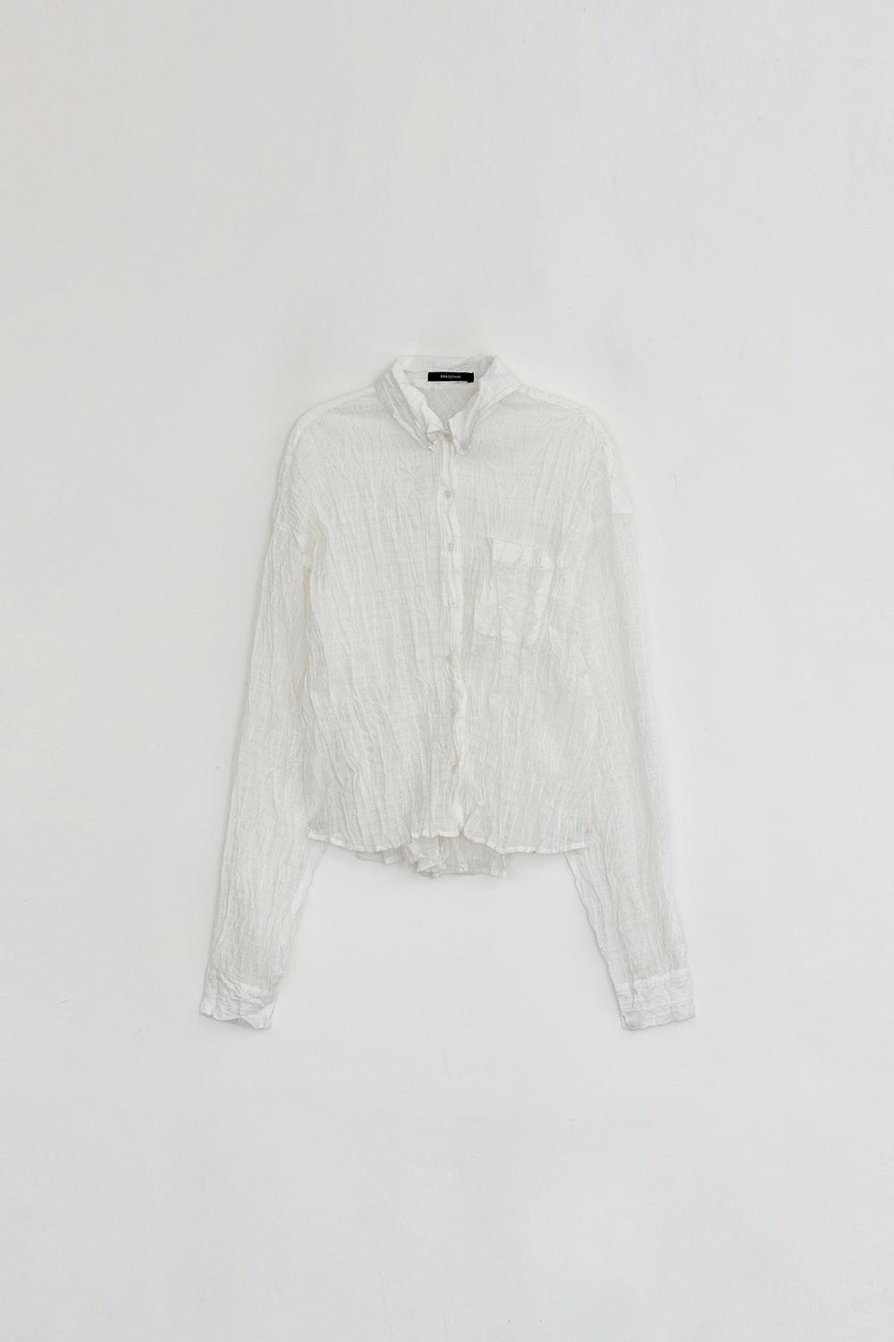 WRINKLY SEE THROUGH SHIRTS