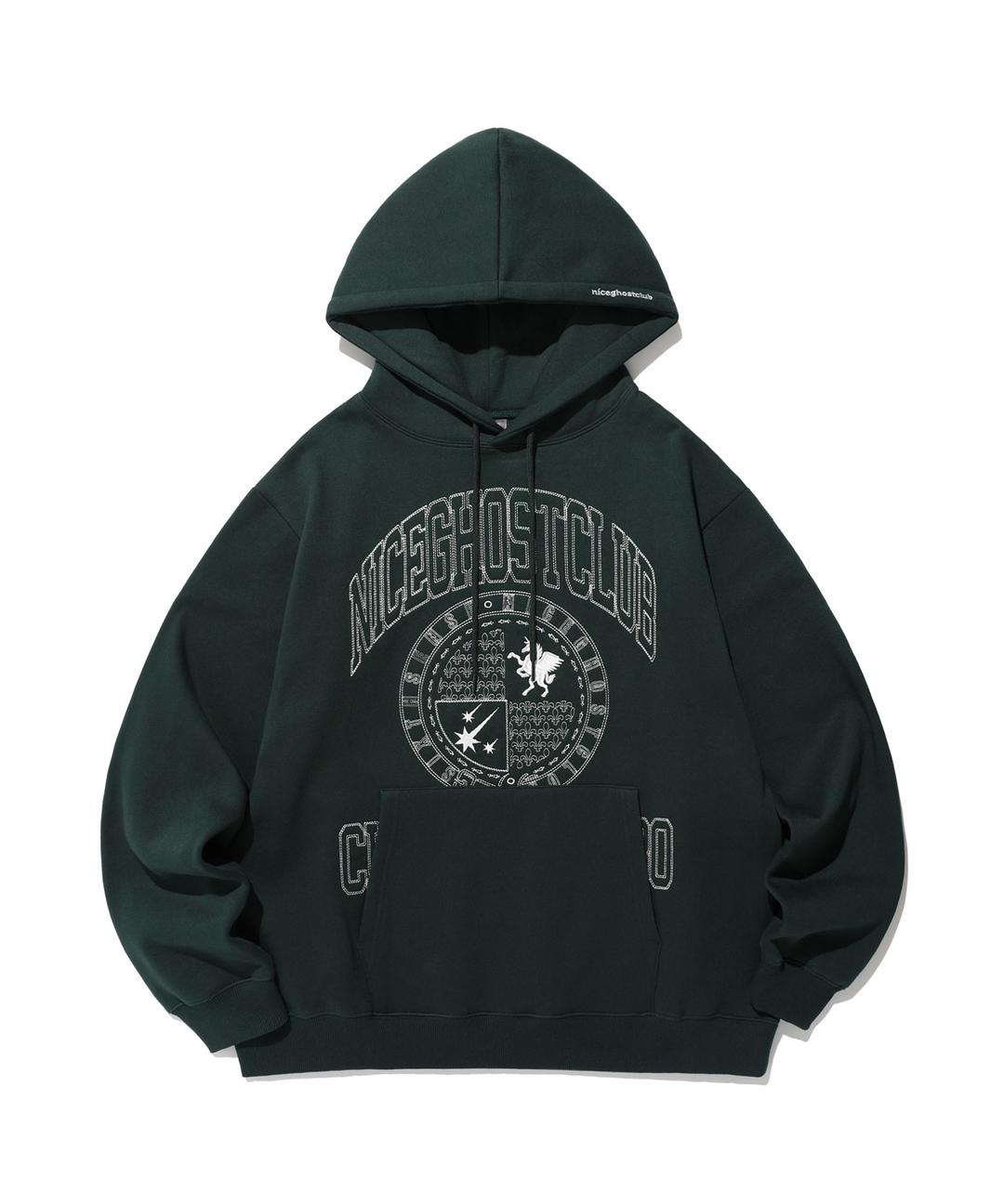 EMBLEM CREST HOODIE[CHARCOAL]