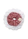RIBBON RACE SCRUNCHIE [CHECKRED]